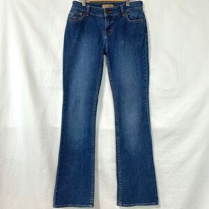 TOMMY JEANS HILFIGER Y2K Dark Wash Blue Denim Low Rise Bootcut Flare Jeans Sz 3